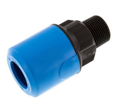 Racor de 32mm x R1'' con rosca macho POM/PA NBR