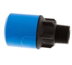 Racor de 32mm x R1'' con rosca macho POM/PA NBR