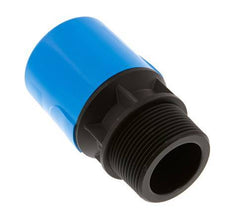 Racor de 32mm x R1 1/2'' con rosca macho PA/POM NBR