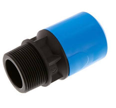 Racor de 32mm x R1 1/2'' con rosca macho PA/POM NBR