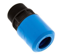 Racor de 32mm x R1 1/2'' con rosca macho PA/POM NBR