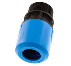 Racor de 32mm x R1 1/2'' con rosca macho PA/POM NBR