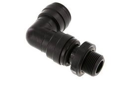 Racor de 22mm x G3/4'' 90deg con rosca macho POM NBR Giratorio