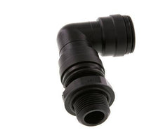 Racor de 22mm x G3/4'' 90deg con rosca macho POM NBR Giratorio