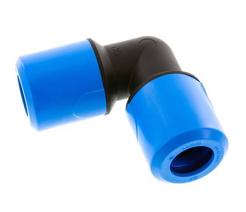 Racor de 32mm 90deg POM NBR