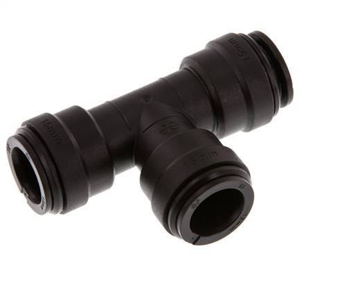Racor en T de 15mm POM NBR FDA