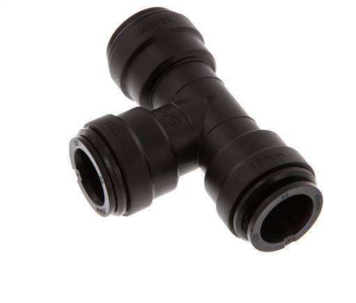 Racor en T de 15mm POM NBR FDA