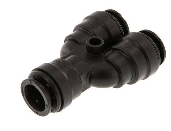 Racor en Y de 15mm POM NBR FDA