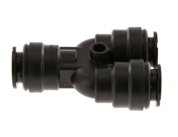 Racor en Y de 15mm POM NBR FDA