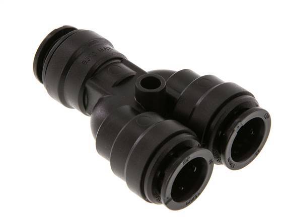 Racor en Y de 15mm POM NBR FDA
