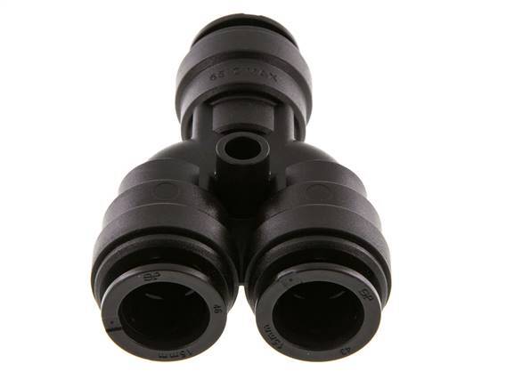 Racor en Y de 15mm POM NBR FDA