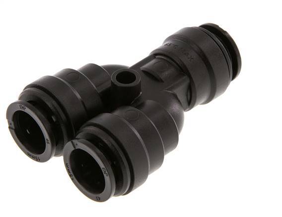 Racor en Y de 15mm POM NBR FDA