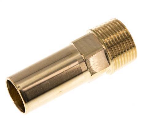 Racor de 22mm x R3/4'' con rosca macho Latón