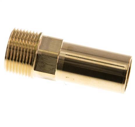 Racor de 22mm x R3/4'' con rosca macho Latón