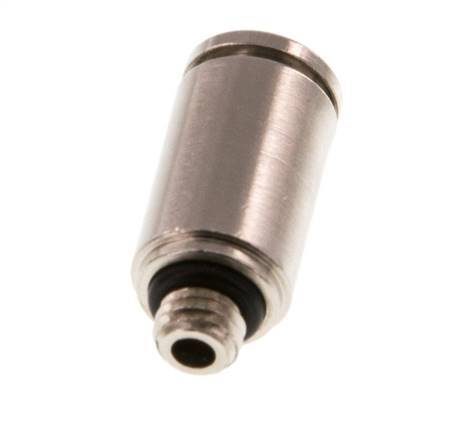 Racor de 4mm x M 5 con rosca macho de latón NBR [5 piezas]