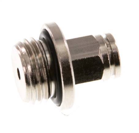 Racor de 4mm x G1/4'' con rosca macho de latón NBR [2 piezas]