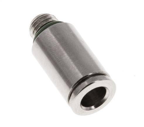 Racor de 6mm x M 7 con rosca macho de latón FKM [2 piezas]