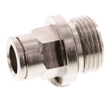 Racor de 8mm x G3/8'' con rosca macho de latón FKM [2 piezas]