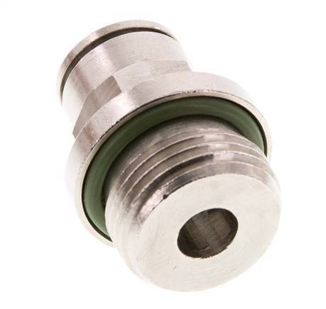 Racor de 8mm x G3/8'' con rosca macho de latón FKM [2 piezas]