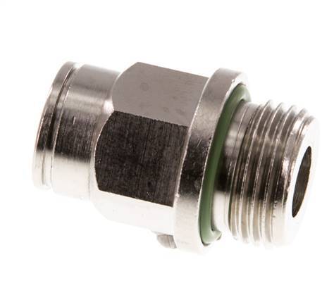 Racor de 10mm x G3/8'' con rosca macho de latón FKM [2 piezas]