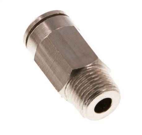Racor de 6mm x R1/8'' con rosca macho de latón NBR [5 piezas]