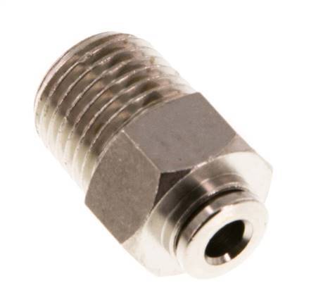 Racor de 4mm x R1/4'' con rosca macho de latón NBR [2 piezas]