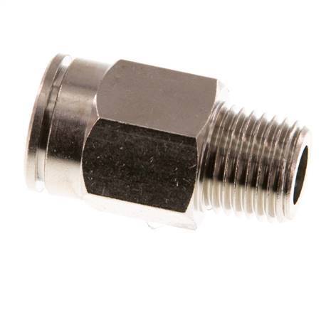 Racor de 12mm x R1/4'' con rosca macho de latón NBR [2 piezas]
