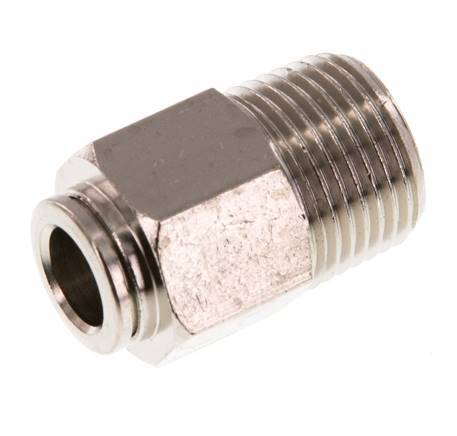 Racor de 8mm x R3/8'' con rosca macho de latón NBR [2 piezas]