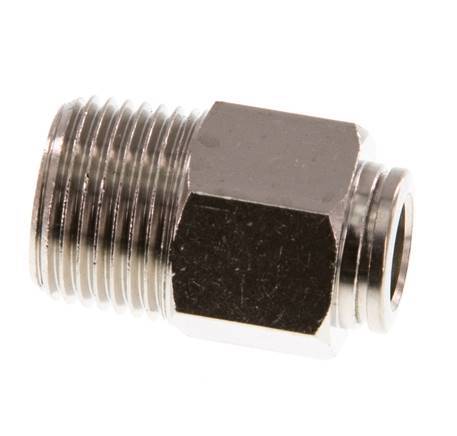 Racor de 8mm x R3/8'' con rosca macho de latón NBR [2 piezas]