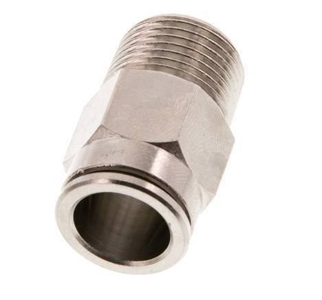 Racor de 12mm x R3/8'' con rosca macho de latón NBR [2 piezas]