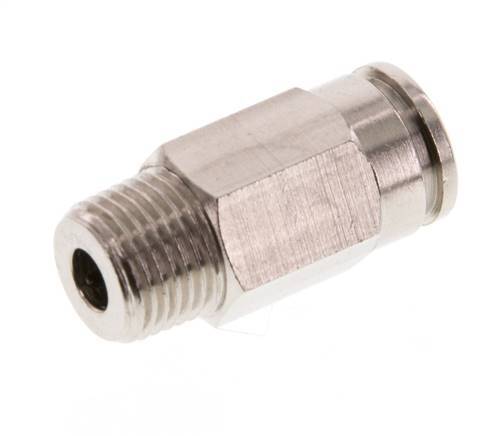 Racor de 6mm x R1/8'' con rosca macho de latón FKM [5 piezas]