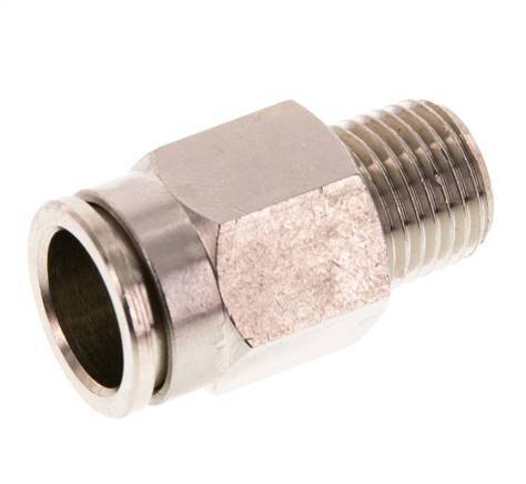 Racor de 12mm x R1/4'' con rosca macho de latón FKM [2 piezas]