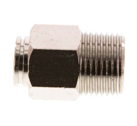 Racor de 8mm x R3/8'' con rosca macho de latón FKM [2 piezas]
