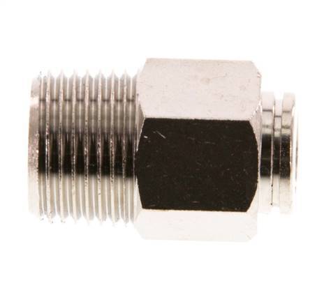 Racor de 8mm x R3/8'' con rosca macho de latón FKM [2 piezas]