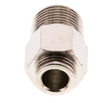 Racor de 8mm x R3/8'' con rosca macho de latón FKM [2 piezas]