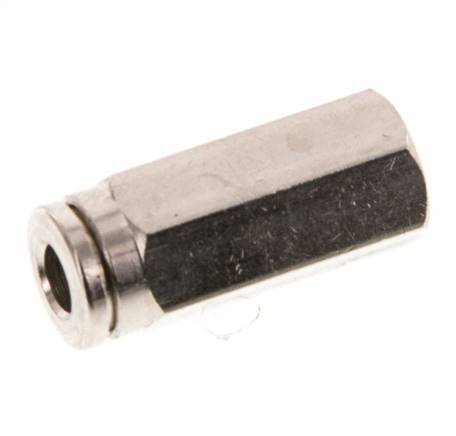 Racor de 4mm x M 5 con rosca hembra de latón NBR [2 piezas]