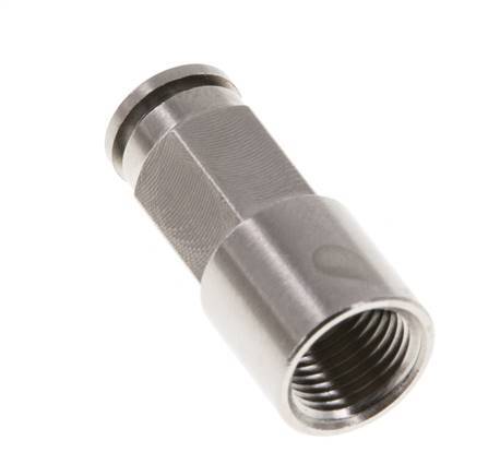 Racor de 5mm x G1/8'' con rosca hembra de latón NBR [2 piezas]