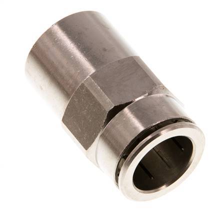 Racor de 16mm x G1/2'' con rosca hembra Latón NBR