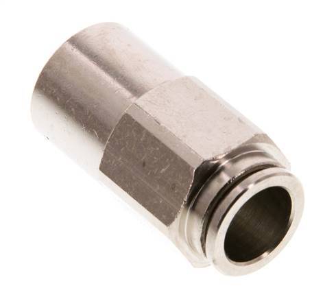 Racor de 12mm x G1/4'' con rosca hembra de latón FKM
