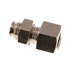 Racor de 4mm x G1/8'' con rosca hembra de latón NBR Bulkhead [2 piezas]