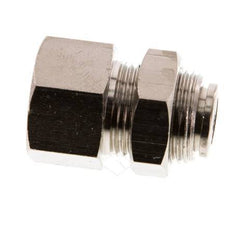 Racor de 6mm x G1/8'' con rosca hembra de latón NBR Bulkhead [2 piezas]