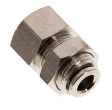 Racor de 6mm x G1/8'' con rosca hembra de latón NBR Bulkhead [2 piezas]