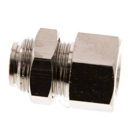 Racor de 6mm x G1/8'' con rosca hembra de latón NBR Bulkhead [2 piezas]