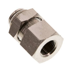 Racor de 6mm x G1/8'' con rosca hembra de latón NBR Bulkhead [2 piezas]
