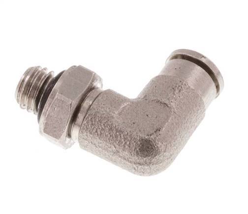 Racor de 3mm x M 5 90deg con rosca macho Latón NBR Giratorio