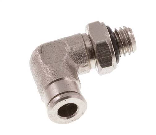Racor de 3mm x M 5 90deg con rosca macho Latón NBR Giratorio