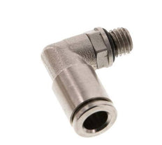 Codo de 6mm x M 7 90deg con rosca macho latón NBR giratorio [2 piezas]