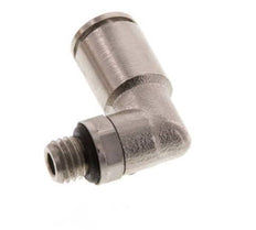 Codo de 6mm x M 7 90deg con rosca macho latón NBR giratorio [2 piezas]