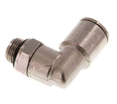 Codo de 90 grados 8mm x G1/8'' con rosca macho latón NBR giratorio [2 piezas]