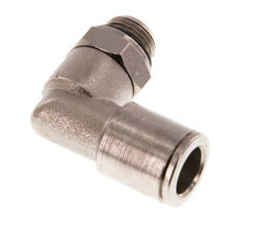 Codo de 90 grados 8mm x G1/8'' con rosca macho latón NBR giratorio [2 piezas]